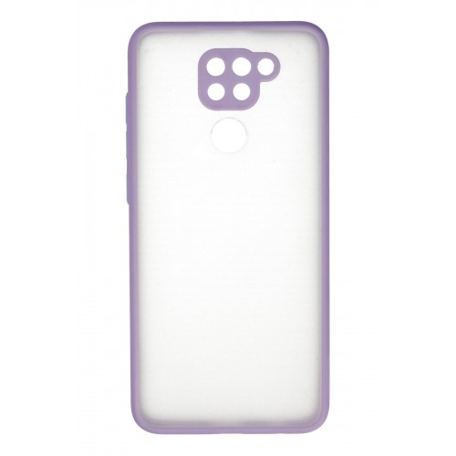 Newface Xiaomi Redmi Note 9 Kılıf Montreal Silikon Kapak - Mor