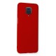 Newface Xiaomi Redmi Note 9S Kılıf Nano içi Kadife Silikon - Kırmızı Newface Xiaomi Redmi Note 9S Kılıf Nano içi Kadife Silikon - Kırmızı