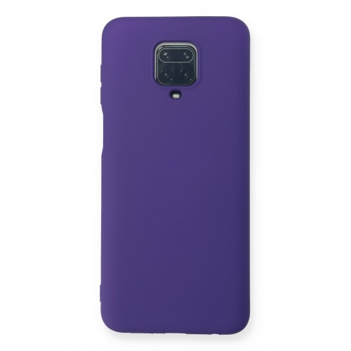 Newface Xiaomi Redmi Note 9S Kılıf Nano içi Kadife Silikon - Mor Newface Xiaomi Redmi Note 9S Kılıf Nano içi Kadife Silikon - Mor