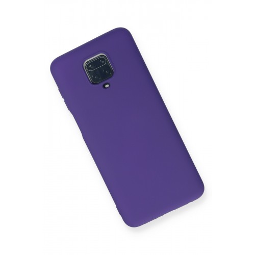 Newface Xiaomi Redmi Note 9S Kılıf Nano içi Kadife Silikon - Mor Newface Xiaomi Redmi Note 9S Kılıf Nano içi Kadife Silikon - Mor