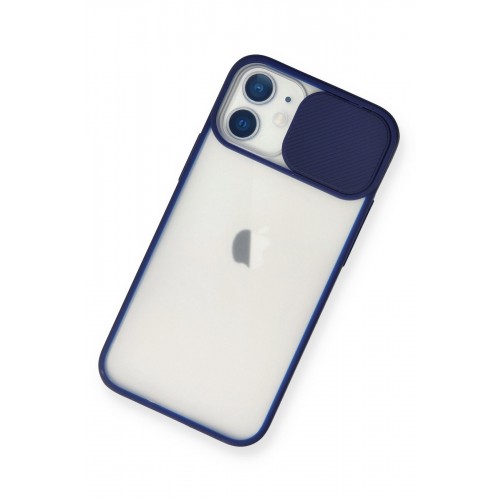Newface iPhone 11 Kılıf Palm Buzlu Kamera Sürgülü Silikon - Lacivert Newface iPhone 11 Kılıf Palm Buzlu Kamera Sürgülü Silikon - Lacivert