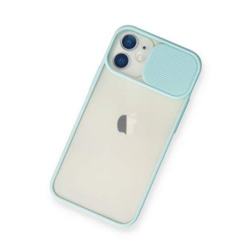 Newface iPhone 11 Kılıf Palm Buzlu Kamera Sürgülü Silikon - Turkuaz Newface iPhone 11 Kılıf Palm Buzlu Kamera Sürgülü Silikon - Turkuaz