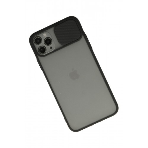 Newface iPhone 11 Pro Kılıf Palm Buzlu Kamera Sürgülü Silikon - Siyah Newface iPhone 11 Pro Kılıf Palm Buzlu Kamera Sürgülü Silikon - Siyah