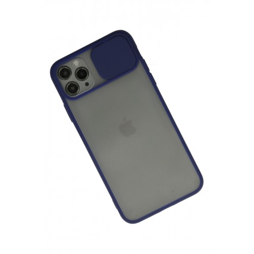 Newface iPhone 11 Pro Kılıf Palm Buzlu Kamera Sürgülü Silikon - Lacivert Newface iPhone 11 Pro Kılıf Palm Buzlu Kamera Sürgülü Silikon - Lacivert