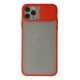 Newface iPhone 11 Pro Max Kılıf Palm Buzlu Kamera Sürgülü Silikon - Kırmızı Newface iPhone 11 Pro Max Kılıf Palm Buzlu Kamera Sürgülü Silikon - Kırmızı