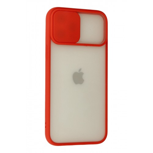 Newface iPhone 12 Pro Max Kılıf Palm Buzlu Kamera Sürgülü Silikon - Kırmızı Newface iPhone 12 Pro Max Kılıf Palm Buzlu Kamera Sürgülü Silikon - Kırmızı