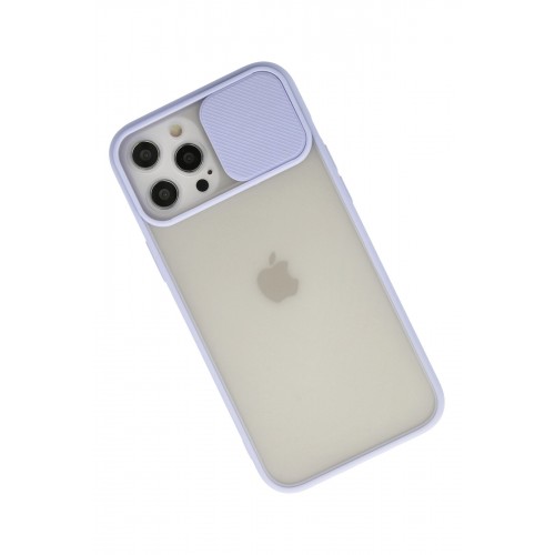 Newface iPhone 12 Pro Max Kılıf Palm Buzlu Kamera Sürgülü Silikon - Lila Newface iPhone 12 Pro Max Kılıf Palm Buzlu Kamera Sürgülü Silikon - Lila