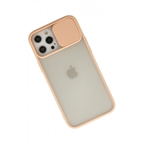 Newface iPhone 12 Pro Max Kılıf Palm Buzlu Kamera Sürgülü Silikon - Pembe Newface iPhone 12 Pro Max Kılıf Palm Buzlu Kamera Sürgülü Silikon - Pembe
