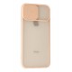 Newface iPhone 7 Kılıf Palm Buzlu Kamera Sürgülü Silikon - Pembe Newface iPhone 7 Kılıf Palm Buzlu Kamera Sürgülü Silikon - Pembe