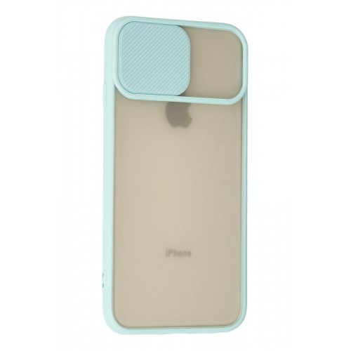Newface iPhone 7 Kılıf Palm Buzlu Kamera Sürgülü Silikon - Turkuaz Newface iPhone 7 Kılıf Palm Buzlu Kamera Sürgülü Silikon - Turkuaz