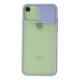 Newface iPhone 8 Kılıf Palm Buzlu Kamera Sürgülü Silikon - Lila Newface iPhone 8 Kılıf Palm Buzlu Kamera Sürgülü Silikon - Lila