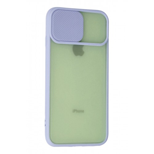 Newface iPhone 8 Kılıf Palm Buzlu Kamera Sürgülü Silikon - Lila Newface iPhone 8 Kılıf Palm Buzlu Kamera Sürgülü Silikon - Lila