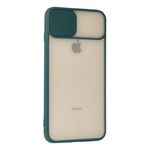 Newface iPhone 7 Plus Kılıf Palm Buzlu Kamera Sürgülü Silikon - Yeşil Newface iPhone 7 Plus Kılıf Palm Buzlu Kamera Sürgülü Silikon - Yeşil