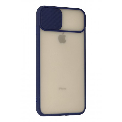 Newface iPhone 8 Plus Kılıf Palm Buzlu Kamera Sürgülü Silikon - Lacivert Newface iPhone 8 Plus Kılıf Palm Buzlu Kamera Sürgülü Silikon - Lacivert