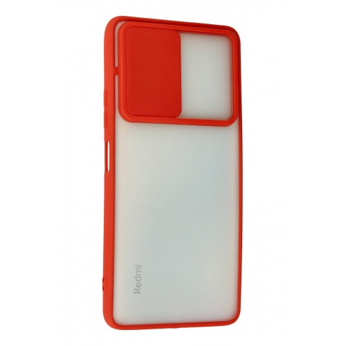 Newface Xiaomi Redmi Note 10 Pro Kılıf Palm Buzlu Kamera Sürgülü Silikon - Kırmızı Newface Xiaomi Redmi Note 10 Pro Kılıf Palm Buzlu Kamera Sürgülü Silikon - Kırmızı