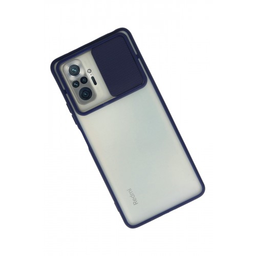 Newface Xiaomi Redmi Note 10 Pro Kılıf Palm Buzlu Kamera Sürgülü Silikon - Lacivert Newface Xiaomi Redmi Note 10 Pro Kılıf Palm Buzlu Kamera Sürgülü Silikon - Lacivert