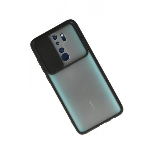 Newface Xiaomi Redmi Note 8 Pro Kılıf Palm Buzlu Kamera Sürgülü Silikon - Siyah Newface Xiaomi Redmi Note 8 Pro Kılıf Palm Buzlu Kamera Sürgülü Silikon - Siyah