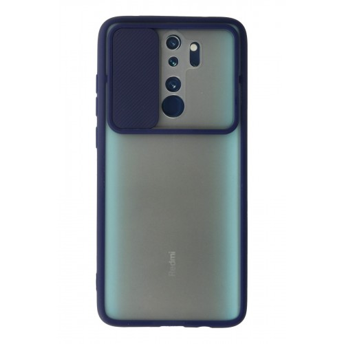 Newface Xiaomi Redmi Note 8 Pro Kılıf Palm Buzlu Kamera Sürgülü Silikon - Lacivert Newface Xiaomi Redmi Note 8 Pro Kılıf Palm Buzlu Kamera Sürgülü Silikon - Lacivert