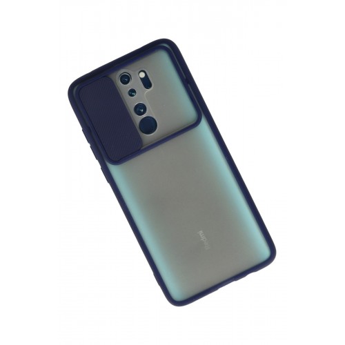Newface Xiaomi Redmi Note 8 Pro Kılıf Palm Buzlu Kamera Sürgülü Silikon - Lacivert Newface Xiaomi Redmi Note 8 Pro Kılıf Palm Buzlu Kamera Sürgülü Silikon - Lacivert