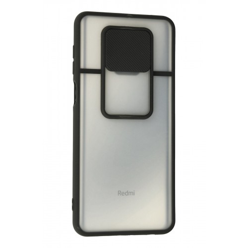Newface Xiaomi Redmi Note 9S Kılıf Palm Buzlu Kamera Sürgülü Silikon - Siyah Newface Xiaomi Redmi Note 9S Kılıf Palm Buzlu Kamera Sürgülü Silikon - Siyah