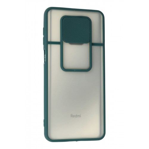 Newface Xiaomi Redmi Note 9S Kılıf Palm Buzlu Kamera Sürgülü Silikon - Yeşil Newface Xiaomi Redmi Note 9S Kılıf Palm Buzlu Kamera Sürgülü Silikon - Yeşil
