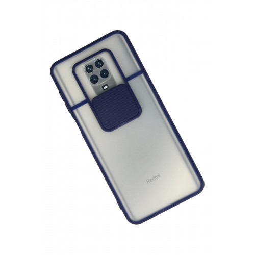Newface Xiaomi Redmi Note 9S Kılıf Palm Buzlu Kamera Sürgülü Silikon - Lacivert Newface Xiaomi Redmi Note 9S Kılıf Palm Buzlu Kamera Sürgülü Silikon - Lacivert
