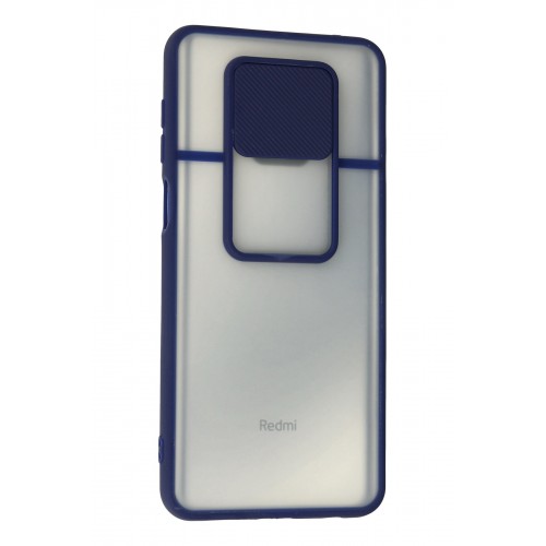 Newface Xiaomi Redmi Note 9S Kılıf Palm Buzlu Kamera Sürgülü Silikon - Lacivert Newface Xiaomi Redmi Note 9S Kılıf Palm Buzlu Kamera Sürgülü Silikon - Lacivert
