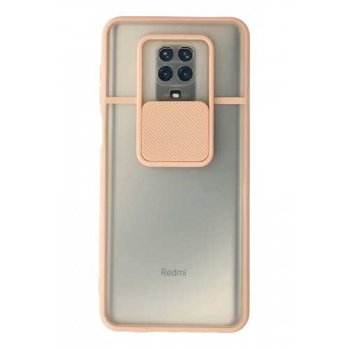 Newface Xiaomi Redmi Note 9S Kılıf Palm Buzlu Kamera Sürgülü Silikon - Pembe Newface Xiaomi Redmi Note 9S Kılıf Palm Buzlu Kamera Sürgülü Silikon - Pembe