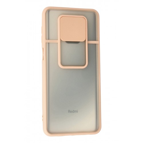 Newface Xiaomi Redmi Note 9S Kılıf Palm Buzlu Kamera Sürgülü Silikon - Pembe Newface Xiaomi Redmi Note 9S Kılıf Palm Buzlu Kamera Sürgülü Silikon - Pembe