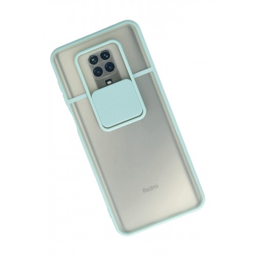 Newface Xiaomi Redmi Note 9S Kılıf Palm Buzlu Kamera Sürgülü Silikon - Turkuaz Newface Xiaomi Redmi Note 9S Kılıf Palm Buzlu Kamera Sürgülü Silikon - Turkuaz
