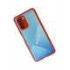 Newface Xiaomi Mi 11i Kılıf Miami Şeffaf Silikon - Kırmızı Newface Xiaomi Mi 11i Kılıf Miami Şeffaf Silikon - Kırmızı