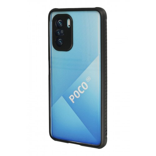 Newface Xiaomi Redmi K40 Kılıf Miami Şeffaf Silikon - Siyah Newface Xiaomi Redmi K40 Kılıf Miami Şeffaf Silikon - Siyah