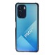 Newface Xiaomi Redmi K40 Kılıf Miami Şeffaf Silikon  - Lacivert