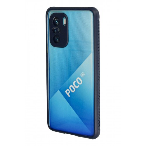 Newface Xiaomi Redmi K40 Kılıf Miami Şeffaf Silikon - Lacivert Newface Xiaomi Redmi K40 Kılıf Miami Şeffaf Silikon - Lacivert