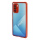 Newface Xiaomi Redmi K40 Pro Kılıf Miami Şeffaf Silikon  - Kırmızı