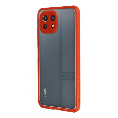 Newface Xiaomi Mİ 11 Lite Kılıf Miami Şeffaf Silikon - Kırmızı Newface Xiaomi Mİ 11 Lite Kılıf Miami Şeffaf Silikon - Kırmızı