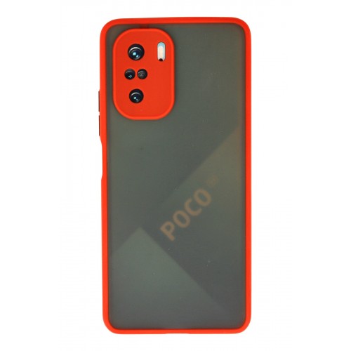 Newface Xiaomi Redmi K40 Pro Kılıf Montreal Silikon Kapak - Kırmızı