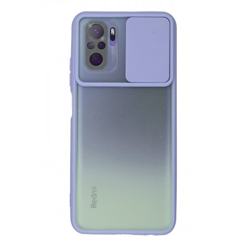 Newface Xiaomi Redmi Note 10S Kılıf Palm Buzlu Kamera Sürgülü Silikon - Lila Newface Xiaomi Redmi Note 10S Kılıf Palm Buzlu Kamera Sürgülü Silikon - Lila
