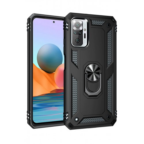 Newface Xiaomi Redmi Note 10 Pro Kılıf Sofya Yüzüklü Silikon Kapak - Siyah Newface Xiaomi Redmi Note 10 Pro Kılıf Sofya Yüzüklü Silikon Kapak - Siyah