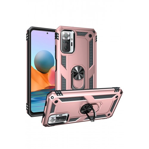 Newface Xiaomi Redmi Note 10 Pro Kılıf Sofya Yüzüklü Silikon Kapak - Rose Newface Xiaomi Redmi Note 10 Pro Kılıf Sofya Yüzüklü Silikon Kapak - Rose