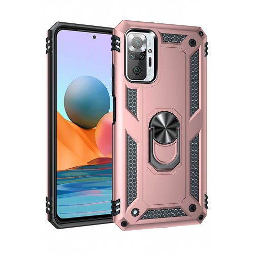 Newface Xiaomi Redmi Note 10 Pro Kılıf Sofya Yüzüklü Silikon Kapak - Rose Newface Xiaomi Redmi Note 10 Pro Kılıf Sofya Yüzüklü Silikon Kapak - Rose