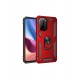 Newface Xiaomi Poco F3 Kılıf Sofya Yüzüklü Silikon Kapak - Kırmızı Newface Xiaomi Poco F3 Kılıf Sofya Yüzüklü Silikon Kapak - Kırmızı