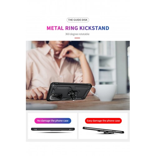 Newface Xiaomi Redmi K40 Kılıf Sofya Yüzüklü Silikon Kapak - Siyah Newface Xiaomi Redmi K40 Kılıf Sofya Yüzüklü Silikon Kapak - Siyah