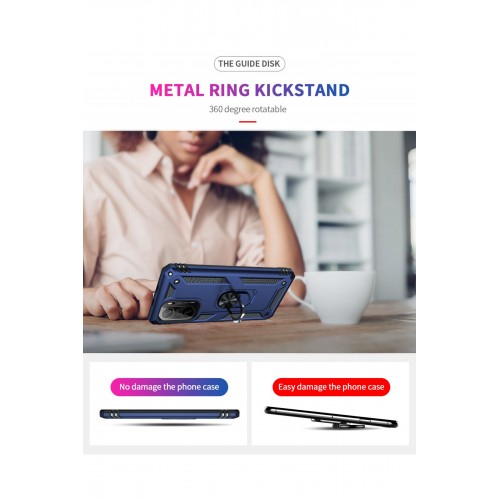 Newface Xiaomi Redmi K40 Kılıf Sofya Yüzüklü Silikon Kapak - Lacivert Newface Xiaomi Redmi K40 Kılıf Sofya Yüzüklü Silikon Kapak - Lacivert