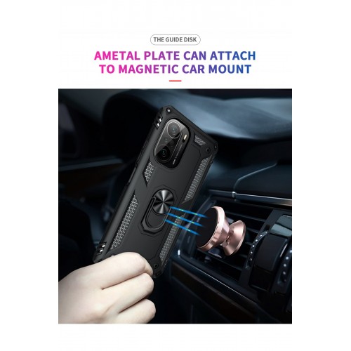 Newface Xiaomi Redmi K40 Pro Kılıf Sofya Yüzüklü Silikon Kapak - Siyah Newface Xiaomi Redmi K40 Pro Kılıf Sofya Yüzüklü Silikon Kapak - Siyah