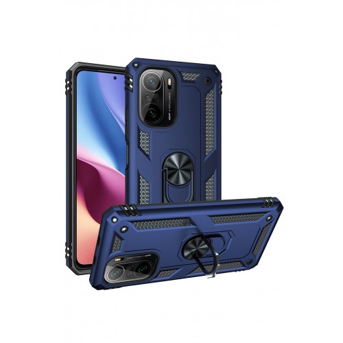 Newface Xiaomi Redmi K40 Pro Kılıf Sofya Yüzüklü Silikon Kapak - Lacivert Newface Xiaomi Redmi K40 Pro Kılıf Sofya Yüzüklü Silikon Kapak - Lacivert