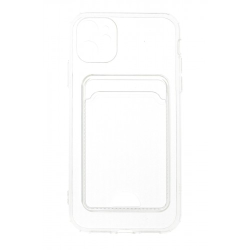 Newface iPhone 11 Kılıf Kart Şeffaf Silikon - Şeffaf Newface iPhone 11 Kılıf Kart Şeffaf Silikon - Şeffaf
