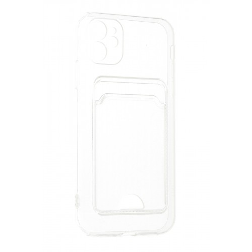 Newface iPhone 11 Kılıf Kart Şeffaf Silikon - Şeffaf Newface iPhone 11 Kılıf Kart Şeffaf Silikon - Şeffaf