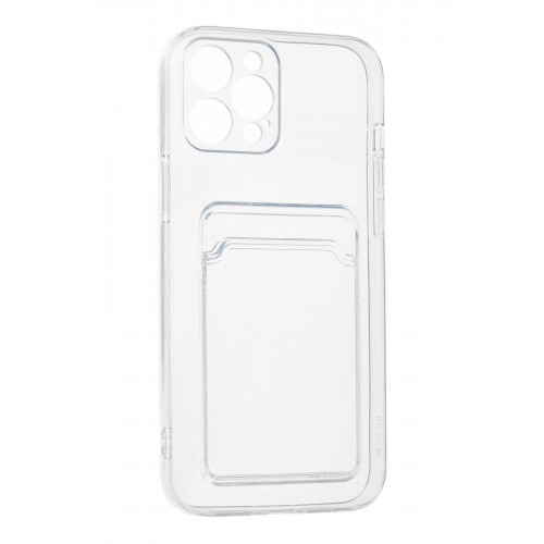 Newface iPhone 12 Pro Max Kılıf Kart Şeffaf Silikon - Şeffaf Newface iPhone 12 Pro Max Kılıf Kart Şeffaf Silikon - Şeffaf