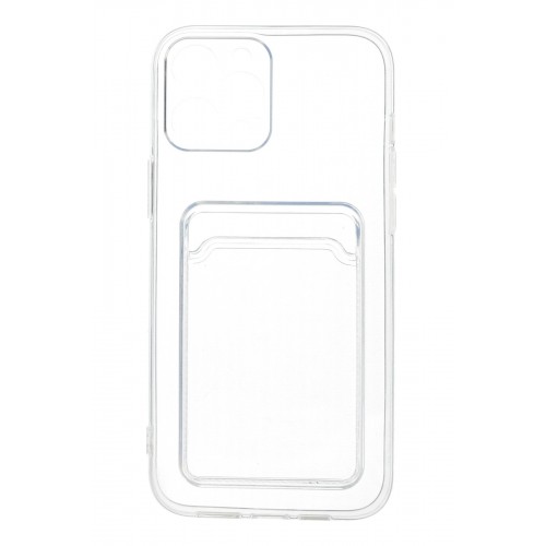 Newface iPhone 12 Pro Max Kılıf Kart Şeffaf Silikon - Şeffaf Newface iPhone 12 Pro Max Kılıf Kart Şeffaf Silikon - Şeffaf